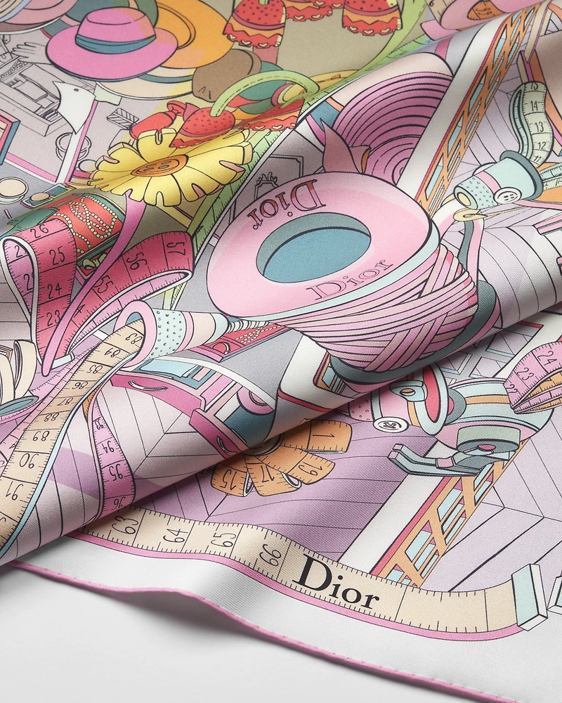 Dior Atelier 90 Square Scarf