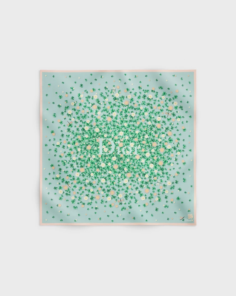 Dior Water Lily 90 Square Scarf