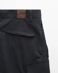 Cargo Shorts with Dior Embroidery