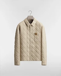 Cannage Overshirt with Leather Dior Patch