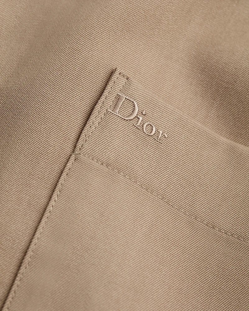 Shirt with Dior Embroidery
