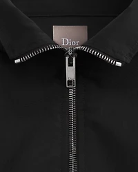 Zipped Shirt with Dior Montaigne Embroidery