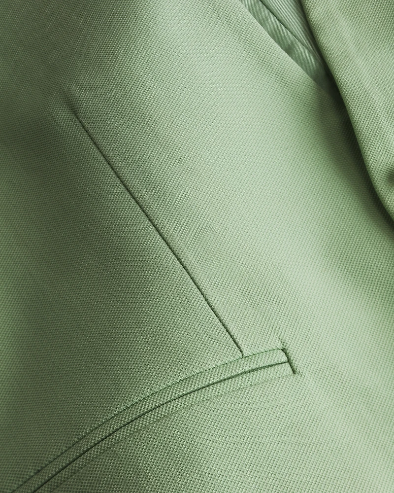 Vest with Satin Panel