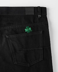 Long Regular Jeans with Dior Clover Embroideries