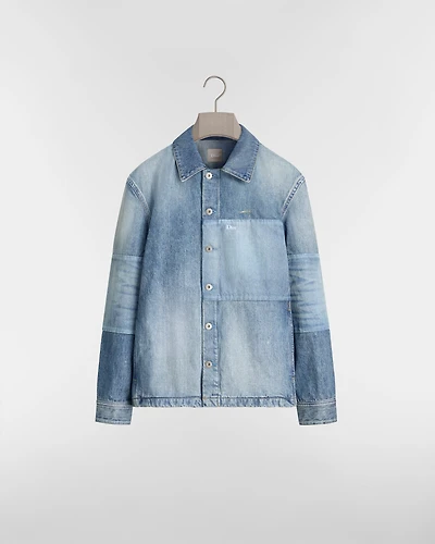 Overshirt with Patchwork Effect
