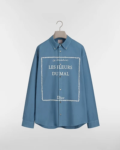 Overshirt with Book Cover embroidery
