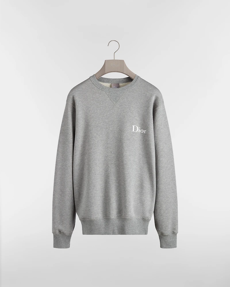 Sweatshirt with Dior Embroidery, Relaxed Fit