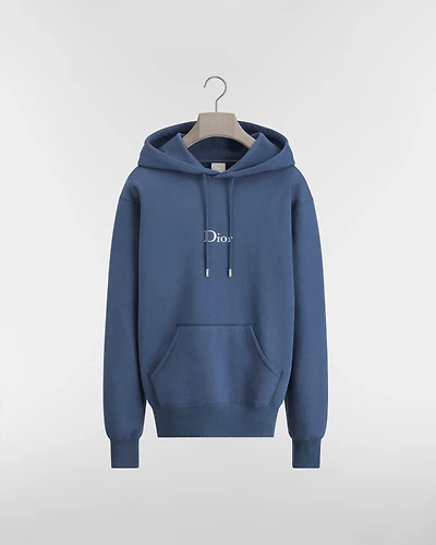 Hooded Sweatshirt with Dior Embroidery, Relaxed Fit