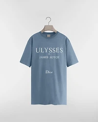 T-Shirt with Book Cover Embroidery
