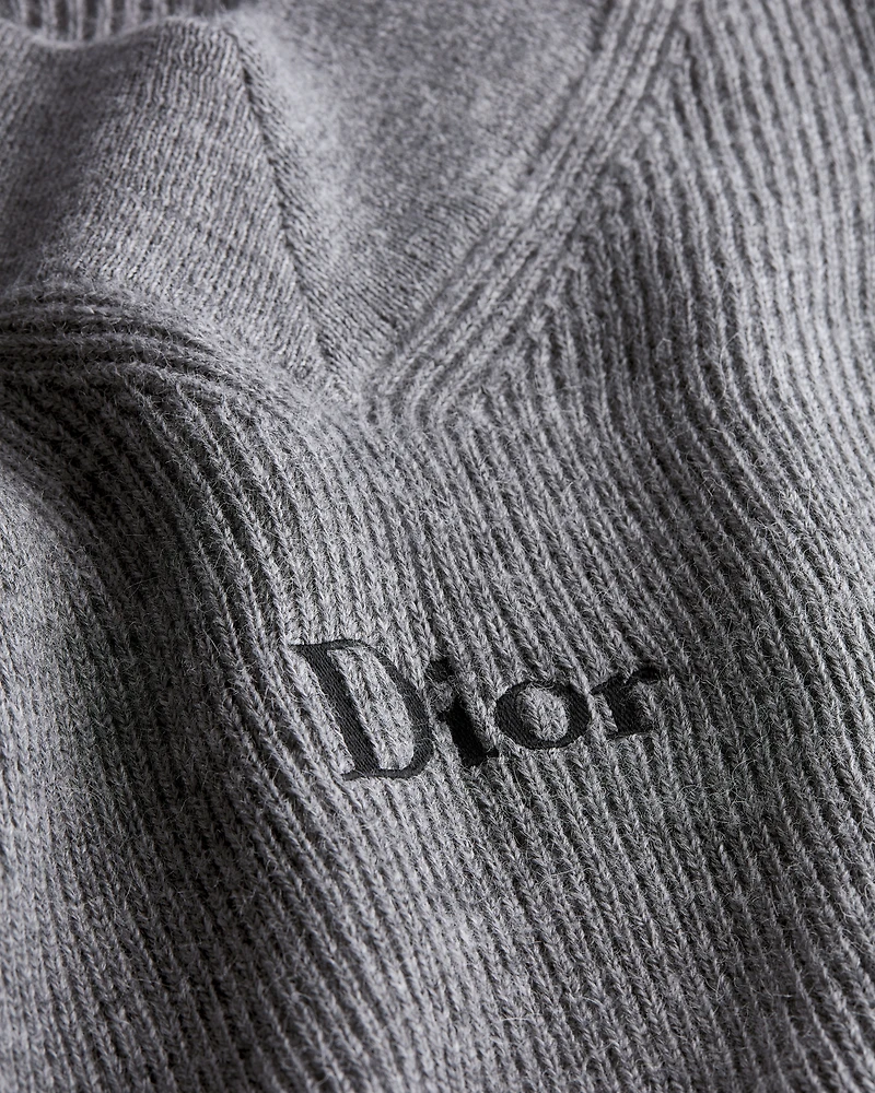 Sweater with Dior Embroidery, Oversized Fit