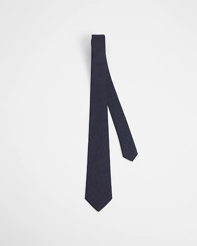Tie with Clover Motif