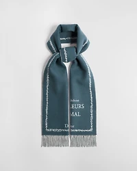 Book Cover Double-Faced Scarf