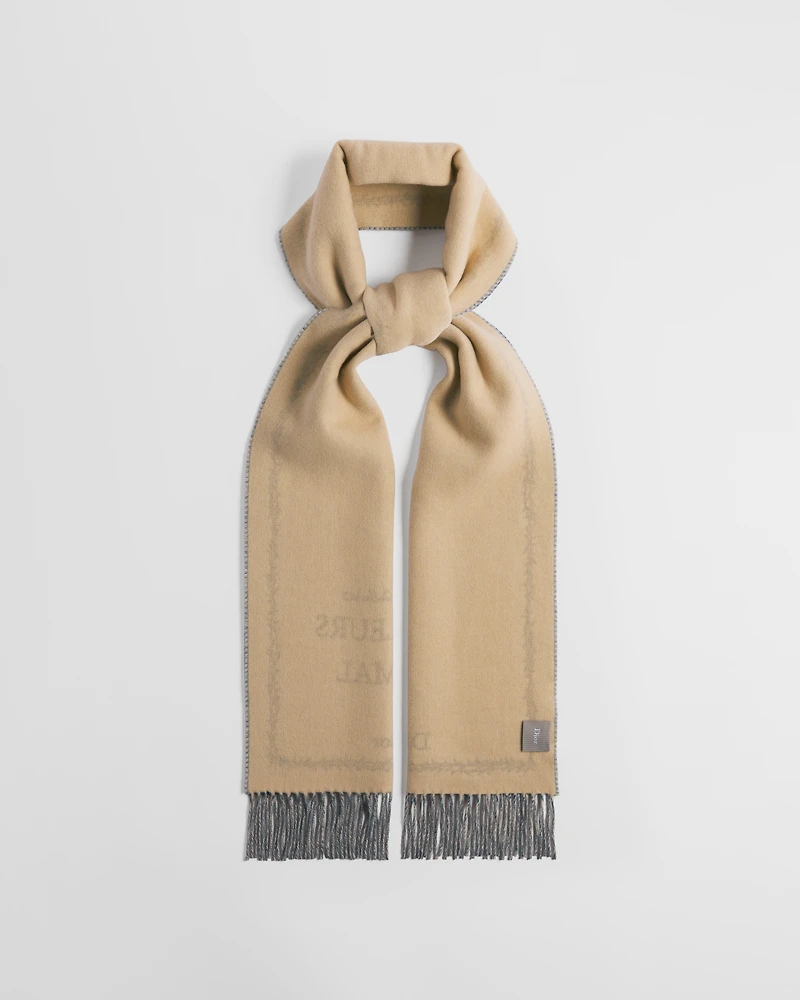 Book Cover Double-Faced Scarf