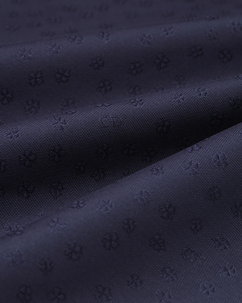 Clover Motif Pocket Square