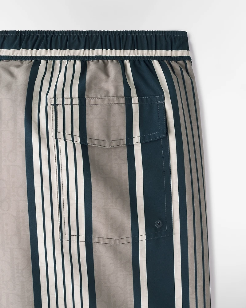 Dioriviera Dior Oblique Sun Stripes Swim Shorts