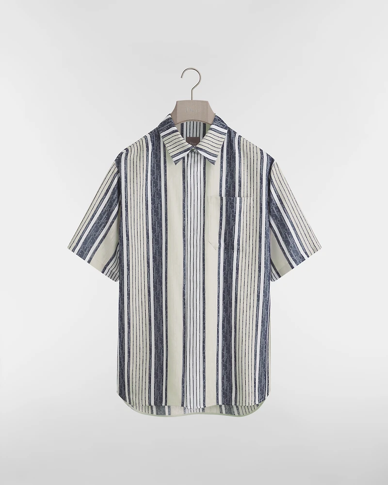 Dioriviera Dior Oblique Sun Stripes Short-Sleeved Shirt