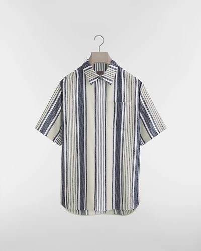 Dioriviera Dior Oblique Sun Stripes Short-Sleeved Shirt