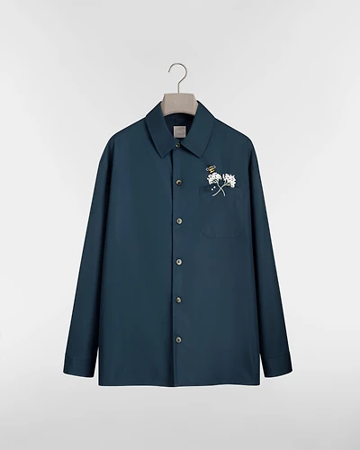 Shirt with Dior Flower Bee Embroidery