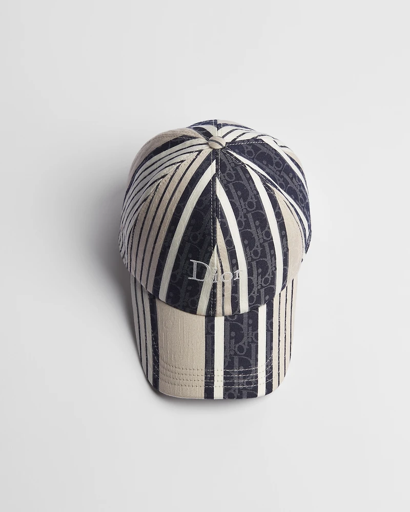Dioriviera Dior Oblique Sun Stripes Cap