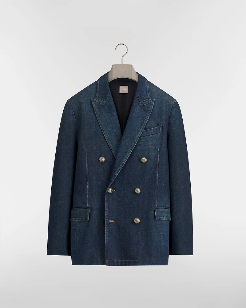 Double-Breasted Jean Jacket