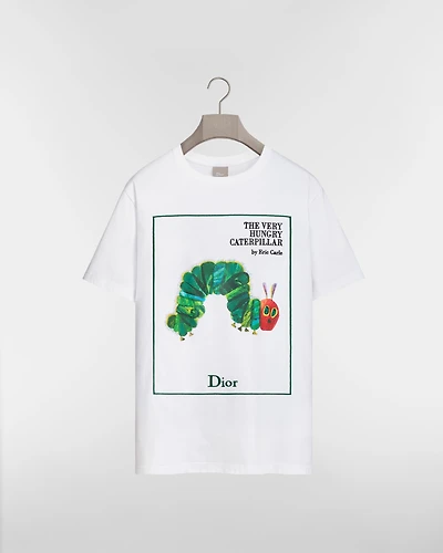 T-Shirt with Book Cover Embroidery, Relaxed Fit