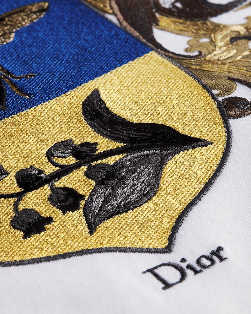 T-Shirt with Dior Blason Print, Relaxed Fit
