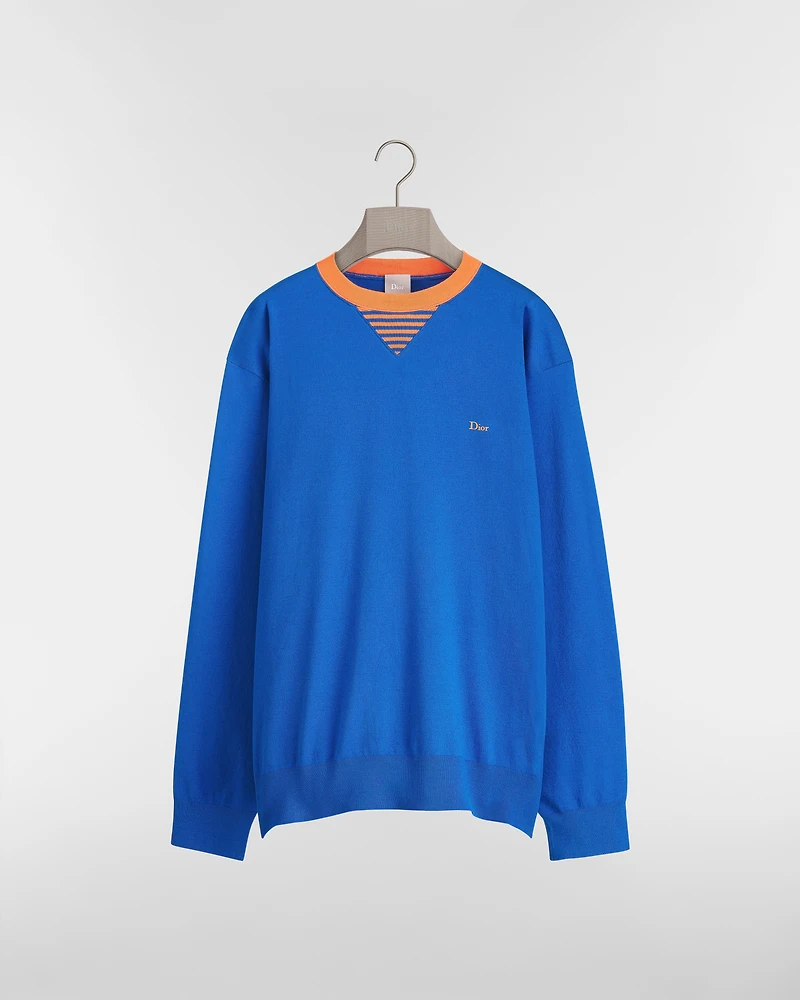 Sweatshirt with Dior Embroidery, Oversized Fit