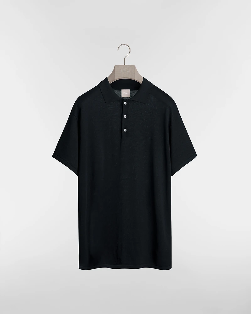 Polo Shirt with Dior Embroidery, Regular Fit