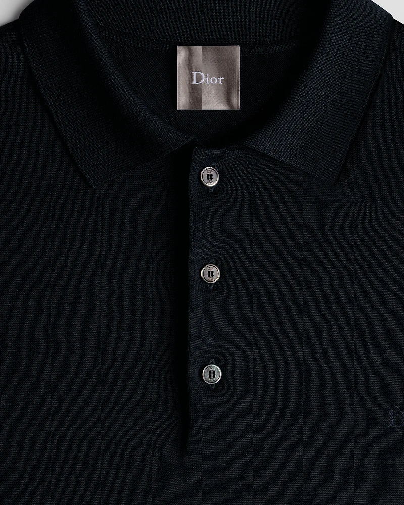 Polo Shirt with Dior Embroidery, Regular Fit