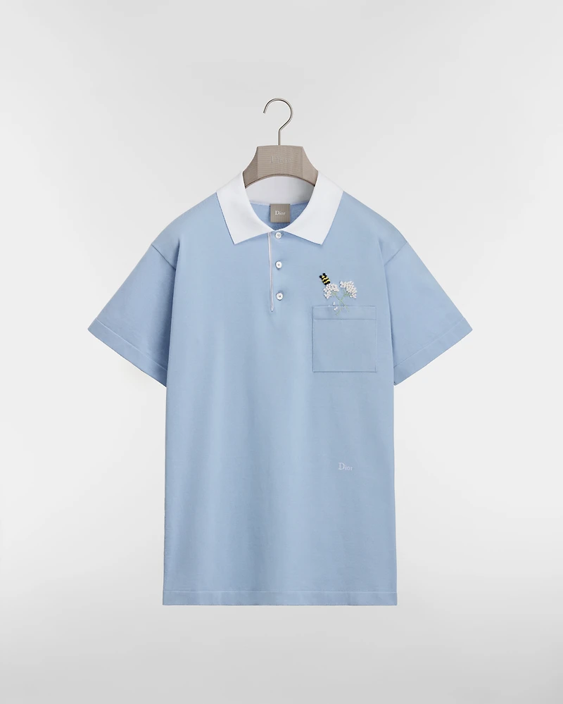Dior Flower Bee Polo Shirt, Regular Fit