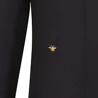 Shirt with Gold Bee Embroidery