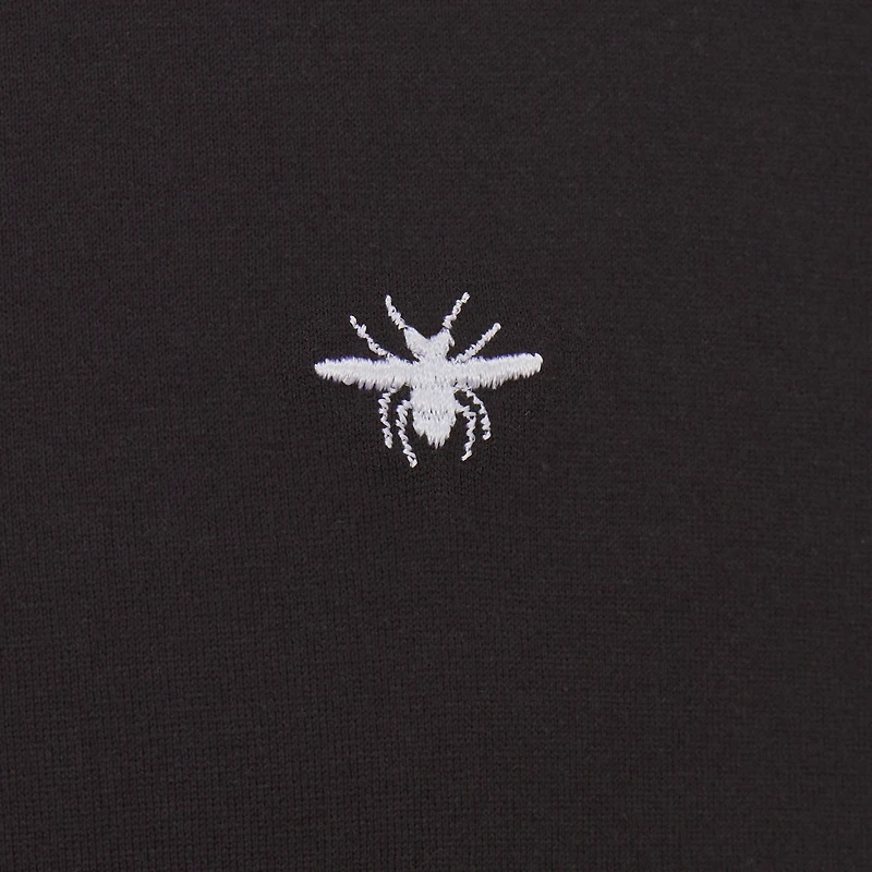 T-Shirt with Bee Embroidery