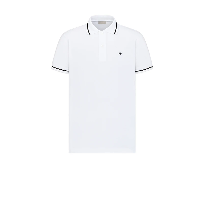 Polo Shirt with Bee Embroidery