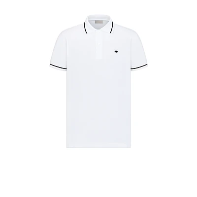 Polo Shirt with Bee Embroidery