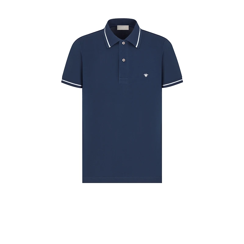 Polo Shirt with Bee Embroidery