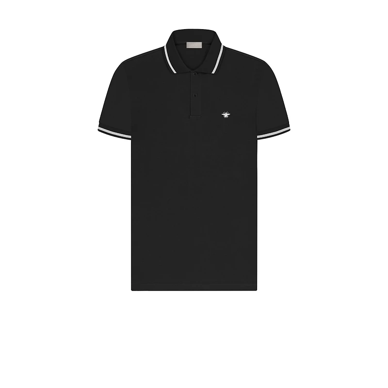 Polo Shirt with Bee Embroidery