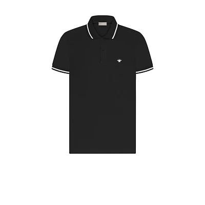 Polo Shirt with Bee Embroidery