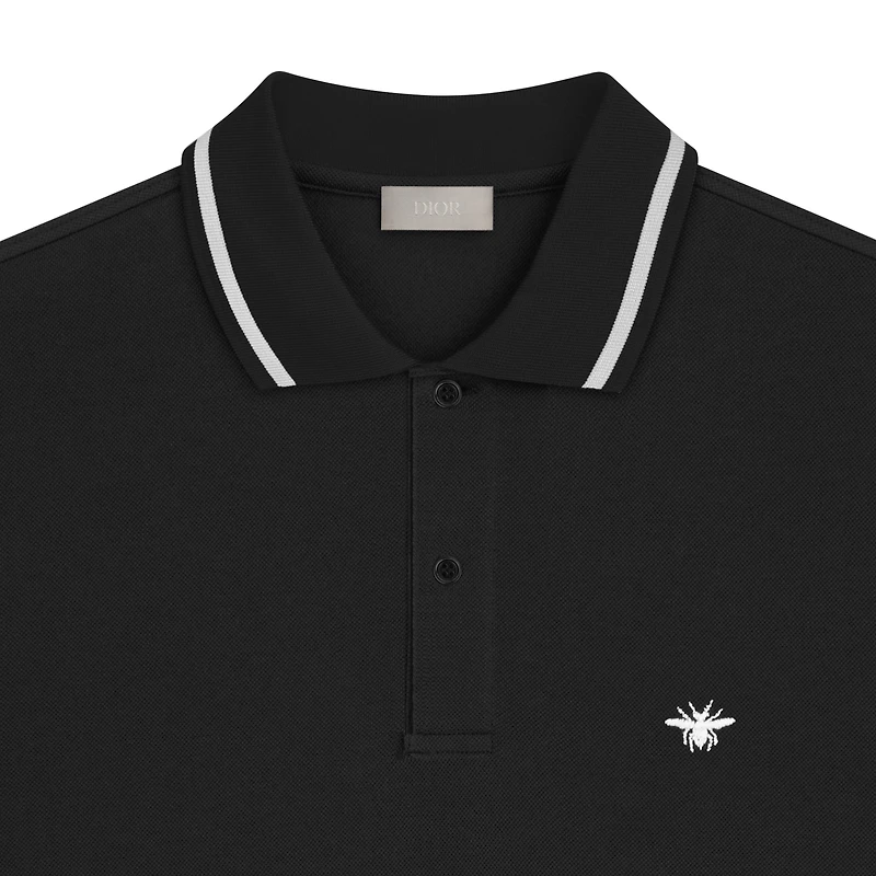 Polo Shirt with Bee Embroidery