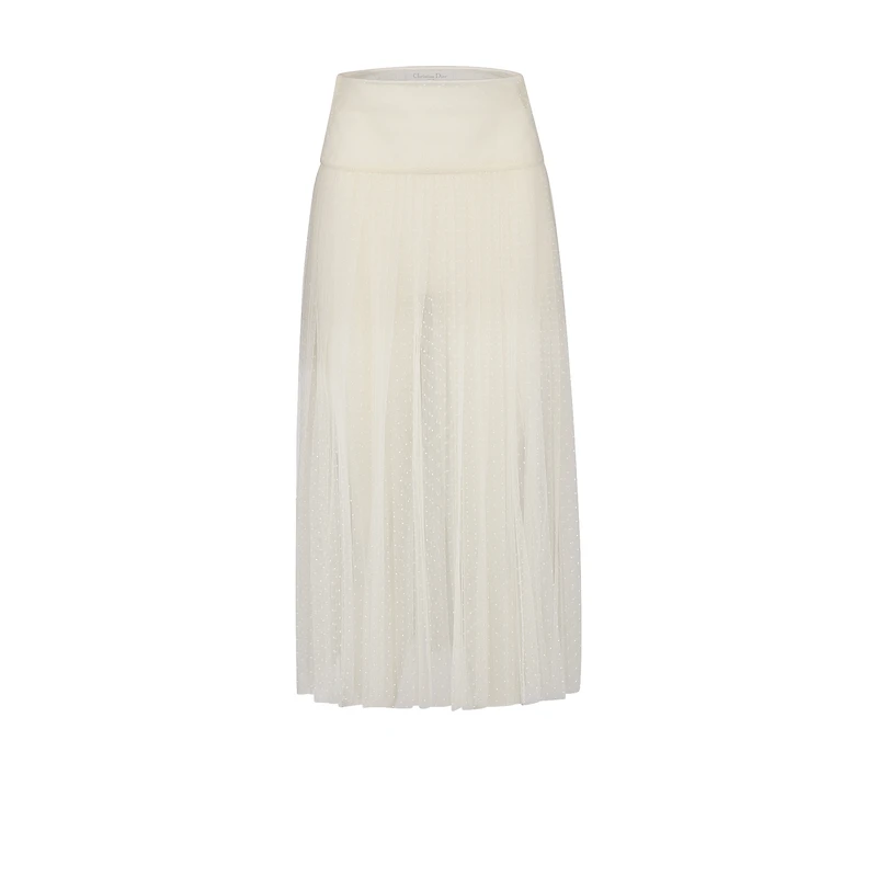 Mid-Length Pleated Skirt