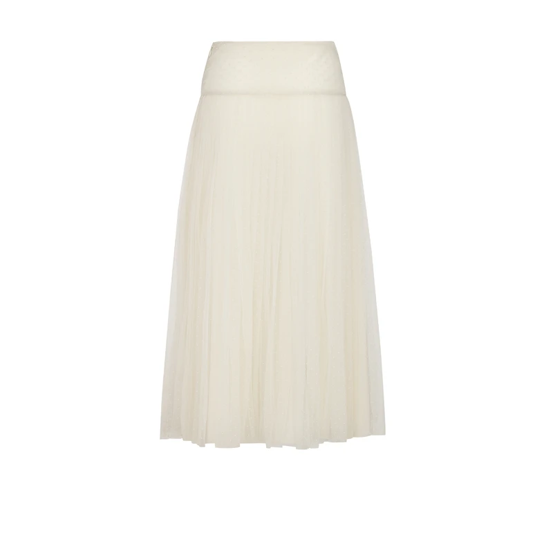 Mid-Length Pleated Skirt