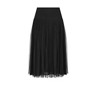 Mid-Length Pleated Skirt