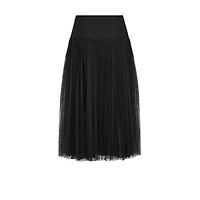 Mid-Length Pleated Skirt