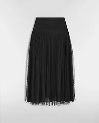 Mid-Length Pleated Skirt
