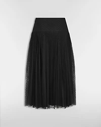 Mid-Length Pleated Skirt