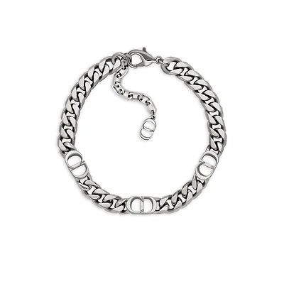 CD Icon Thin Chain Link Bracelet