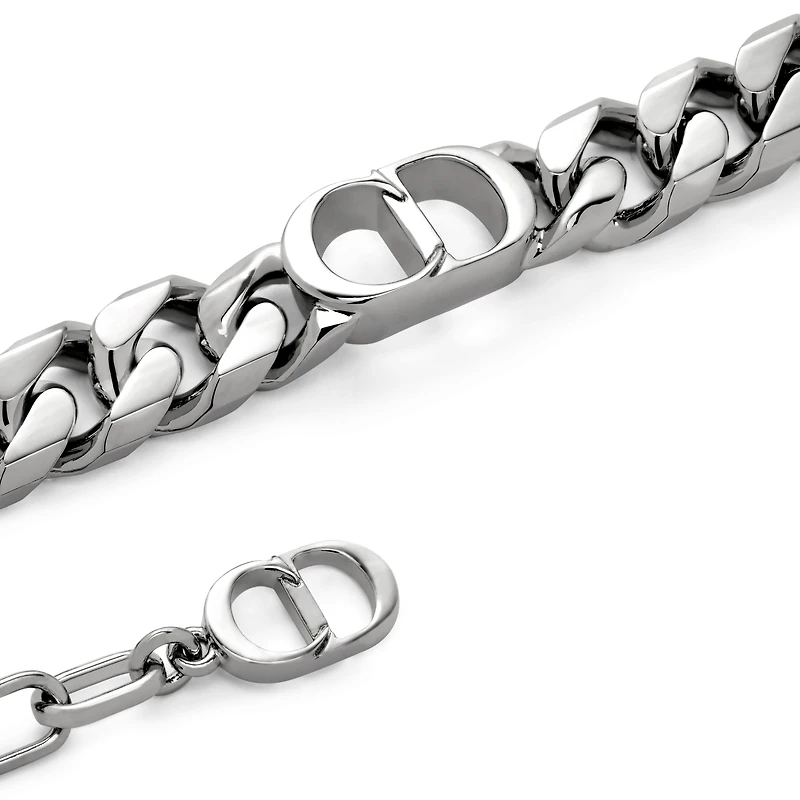 CD Icon Thin Chain Link Bracelet