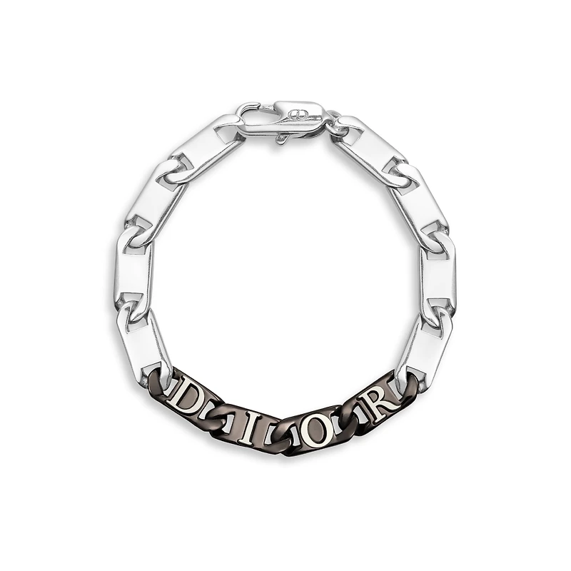 Dior Contrast Chain Link Bracelet