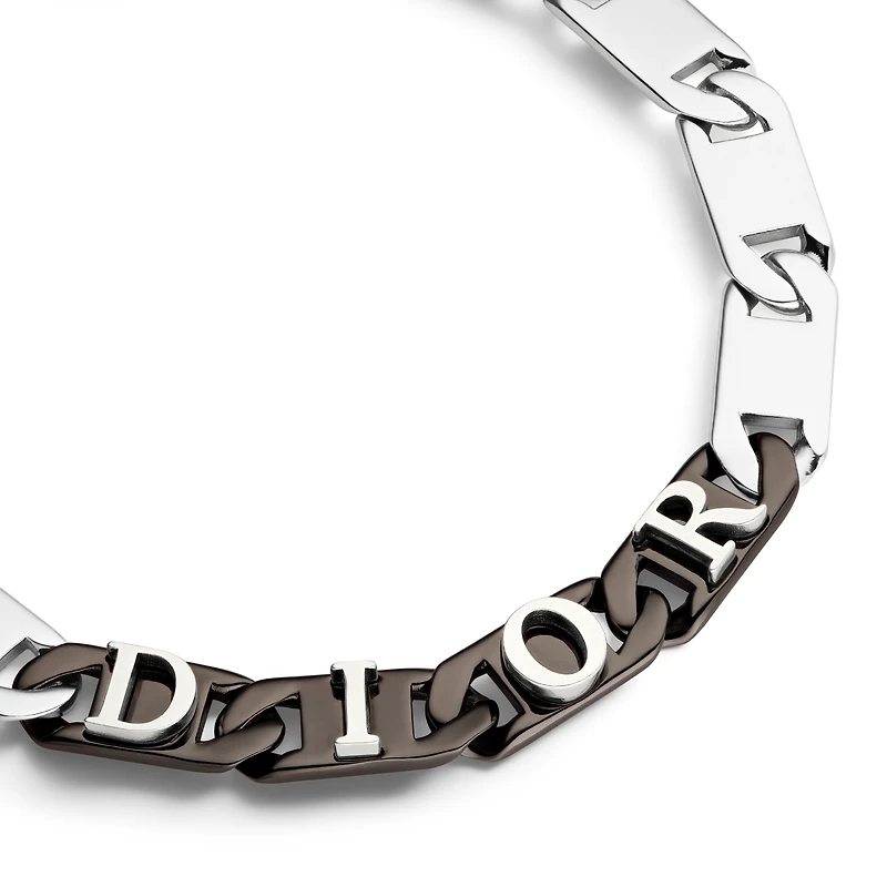 Dior Contrast Chain Link Bracelet