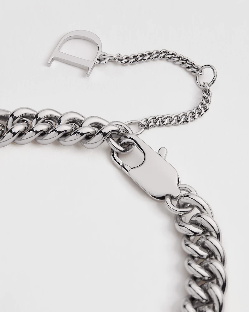 Dior Guilloché Chain Link Bracelet