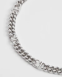 CD Icon Thin Chain Link Bracelet